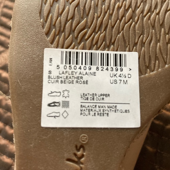 Clarks Leather Rope Wedge Sandals, Lafley Alaine, Blush, Size 7, Espadrilles NWT - Picture 11 of 12